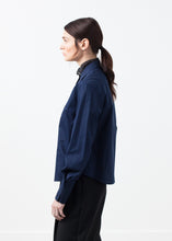 Load image into Gallery viewer, Sheer Silk Collar Button Up