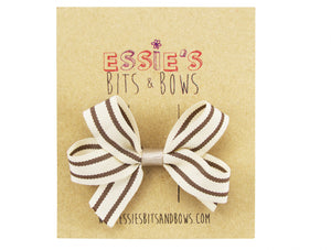 Stripes Pat Hair Bow