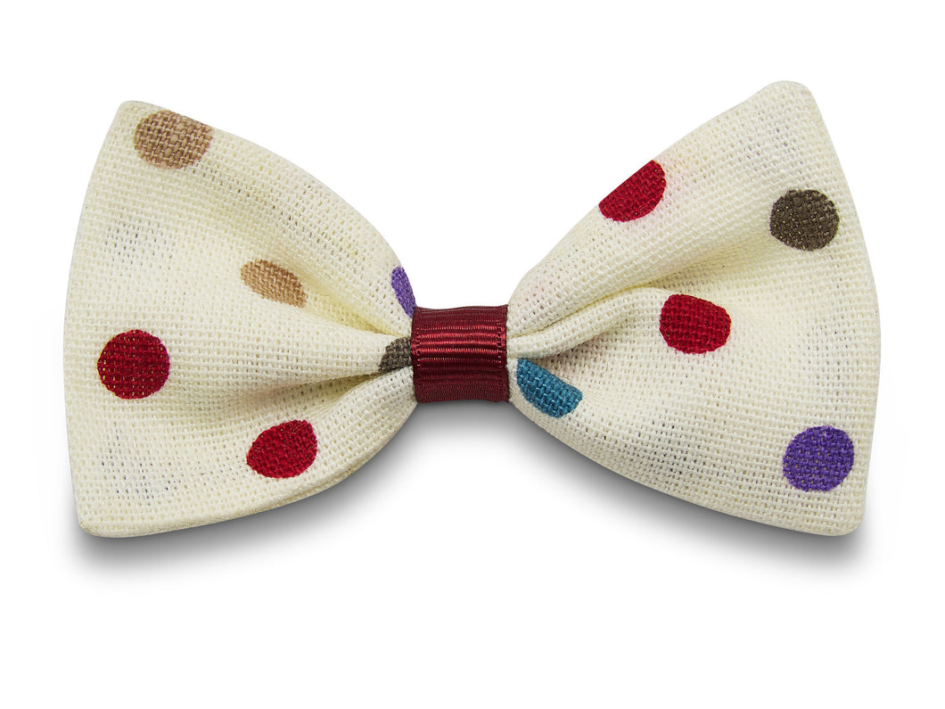 Red spotty Bella Hair Bow