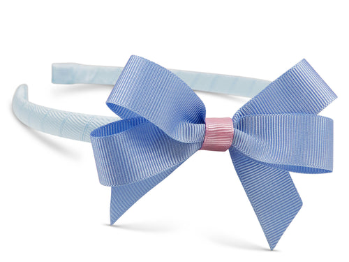 Baby Blue mix Pat Headband