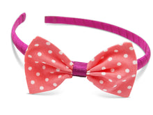 Load image into Gallery viewer, Coral Spotty Bella Headband