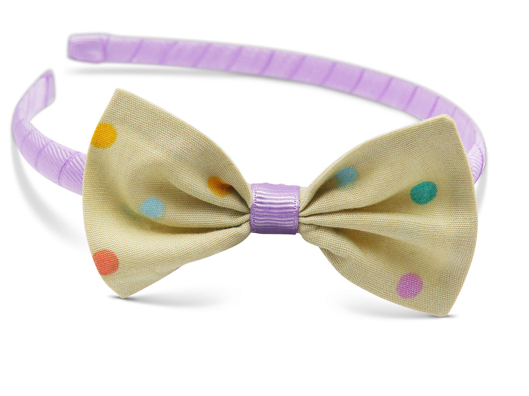 Pastel spotty Bella Headband