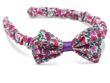 Load image into Gallery viewer, Liberty print Poppy and Daisy cord Headband