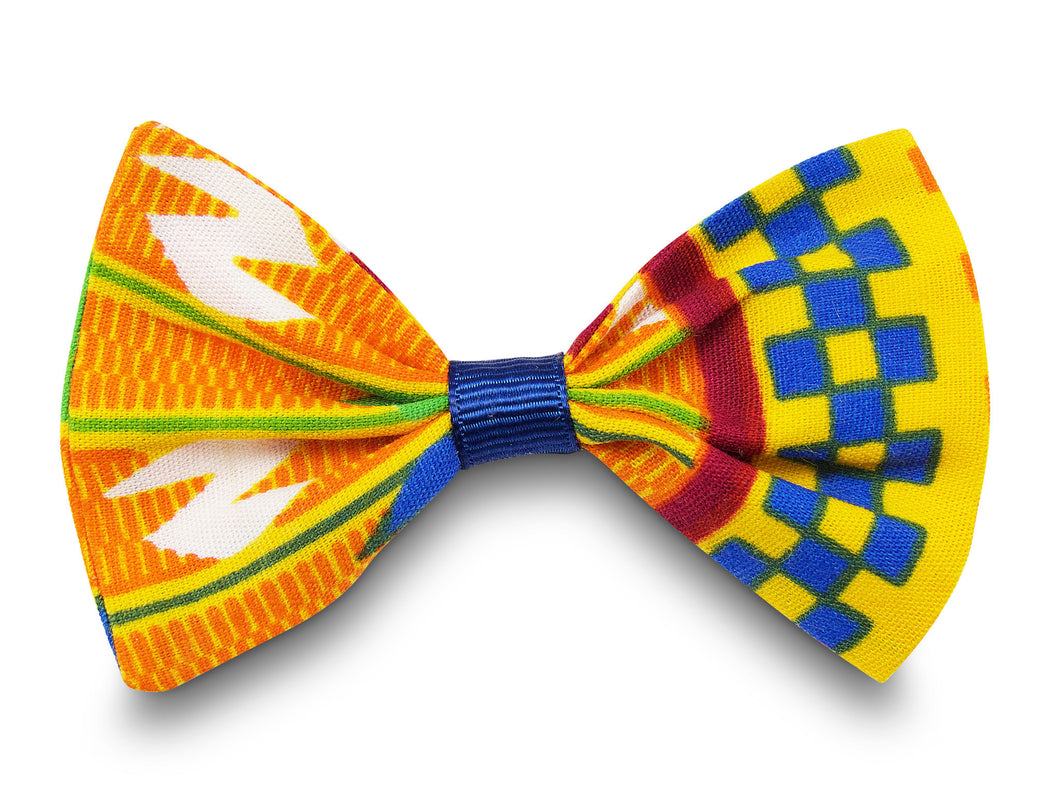 Kente mix print Ama Hair bow