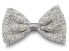 Load image into Gallery viewer, Grey Cashmere Penny Hair Bow