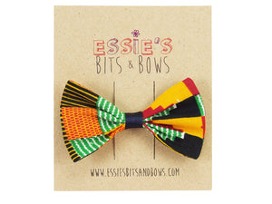 Kente print Ama Hair bow