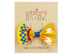 Kente mix print Ama Hair bow