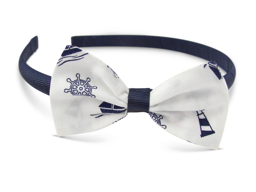 Maritime print Bella headband