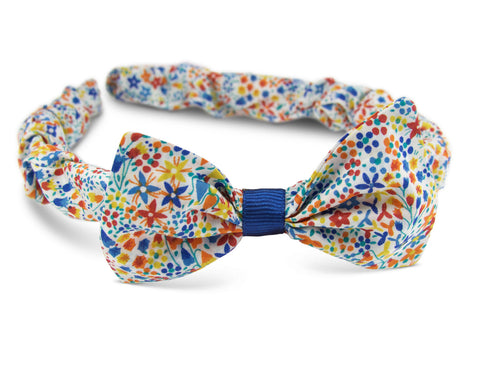 Liberty print Eve royal blue headband