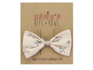 Natural Stars Bella hair Bow