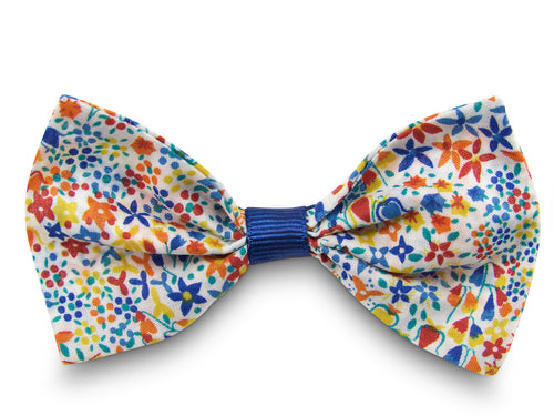 Liberty print Eve royal blue, Hair Bow