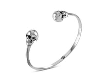 Load image into Gallery viewer, SKULL CUFF - SILVER