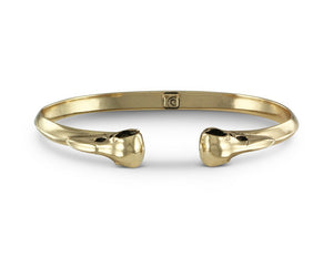 RAVEN SKULL CUFF - BRONZE