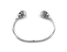 Load image into Gallery viewer, SKULL CUFF - SILVER
