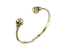 Load image into Gallery viewer, SKULL CUFF - BRONZE