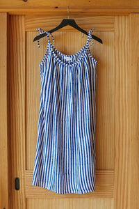 MAE SUNDRESS - SAPPHIRE STRIPE