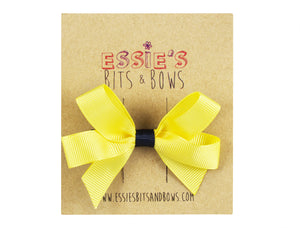 Lemon mix Pat Hair Bow