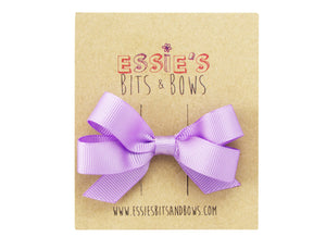 All Lilac Pat Hair Bow