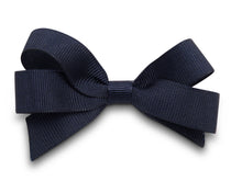 Load image into Gallery viewer, All Navy Pat Hair Bow