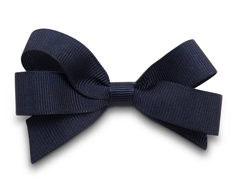 All Navy Pat Hair Bow