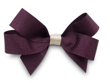 Load image into Gallery viewer, Burgundy Pat Hair Bow