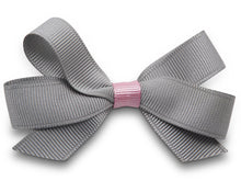 Load image into Gallery viewer, Grey mix Pat Hair Bow