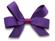 Load image into Gallery viewer, Purple mix Pat Hair Bow