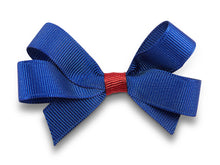 Load image into Gallery viewer, Royal Blue Pat Hair Bow