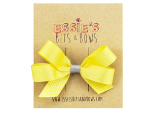 Lemon Pat Hair Bow